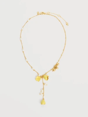 Naszyjnik Kate Spade żółty
