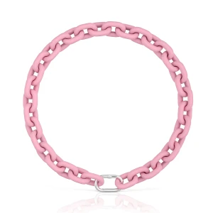 Naszyjnik Łańcuszkowy Z Różowej Octan I Pierścionek Ze Srebra Tous Hold Oval - Tous Rozmiar