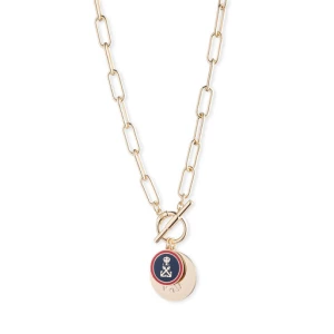 Naszyjnik LAUREN RALPH LAUREN Nk 17In Nautical Charm Pendant 14N00559 Złoty