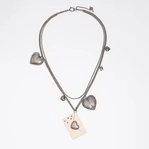 Naszyjnik Love Letter postarzane srebro BIMBA Y LOLA