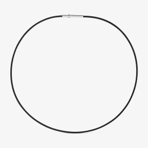 Naszyjnik Mesh Tube Z Czarnej Stali Ip 2 Mm - Tous