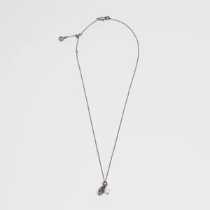 Naszyjnik muszla i perła srebrny efekt postarzenia BIMBA Y LOLA