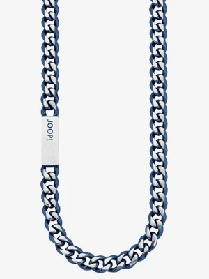 Naszyjnik pancerka w kolorze srebrnym/niebieskim Joop