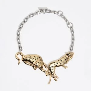 Naszyjnik pantery dwukolorowy BIMBA Y LOLA