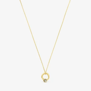 Naszyjnik Plump Wykonany Ze Srebra Vermeil Z Charmsem W Kształcie Pierścionka I Labradorytem - Tous