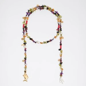 Naszyjnik ryba i kamyczki wielobarwny BIMBA Y LOLA