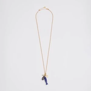 Naszyjnik ryby i muszelki złoty efekt postarzenia BIMBA Y LOLA