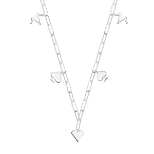Naszyjnik srebrny - Chains Chains - Biżuteria YES