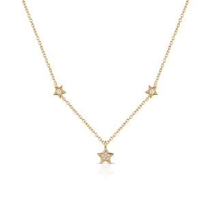 W.KRUK - Naszyjnik srebrny Little Star
