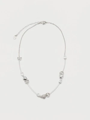 Naszyjnik Swarovski biały