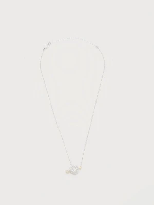 Naszyjnik Swarovski biały