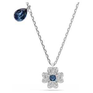 Naszyjnik Symbolica, Koniczyna, Niebieski, Powłoka z rodu Swarovski