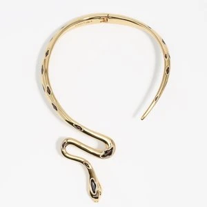 Naszyjnik sztywny wąż złoty BIMBA Y LOLA