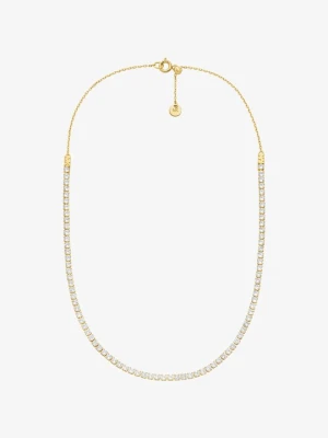 Naszyjnik tenisowy z kryształkami pavé Michael Kors ZŁOTY (Złoty)