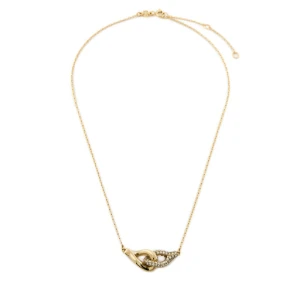 Naszyjnik Tory Burch Interlocking Wishbone Pendant 161070 Złoty