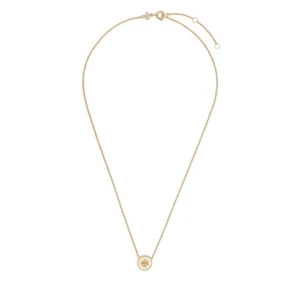 Naszyjnik Tory Burch Kira Enamel Pendant 90549 Biały