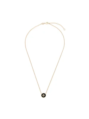 Naszyjnik Tory Burch Kira Enamel Pendant Necklace 90549 Złoty