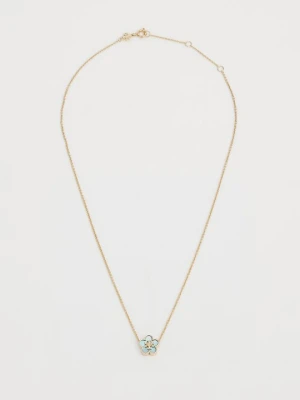 Naszyjnik Tory Burch niebieski