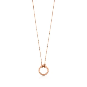Naszyjnik Tous Hold Z Różowego Srebra Vermeil - Tous