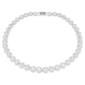 Naszyjnik Una Angelic, Szlif okrągły, Biały, Powłoka z rodu Swarovski