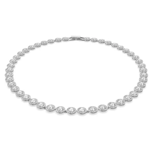 Naszyjnik Una Angelic, Szlif okrągły, Średni, Biały, Powłoka z rodu Swarovski