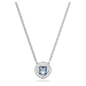 Naszyjnik Una Angelic, Szlify różnorodne, Niebieski, Powłoka z rodu Swarovski
