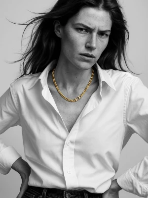 Naszyjnik unisex Rebel – masywny naszyjnik z zapięciem push-clasp Bohm Paris