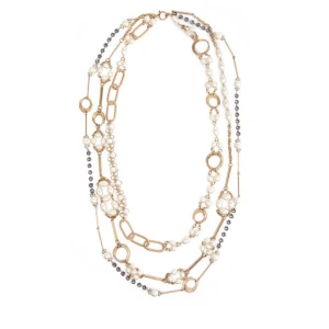 Naszyjnik Weekend Max Mara Jabot 2525756065650 Złoty