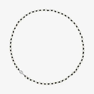 Naszyjnik Z Czarnego Nylonu O Długości 42 Cm Z Perłami Hodowanymi Tous Manifesto - Tous Rozmiar