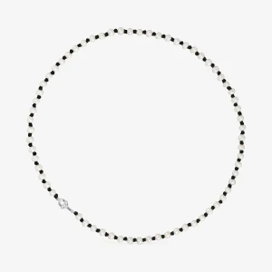 Naszyjnik Z Czarnego Nylonu O Długości 50 Cm Z Perłami Hodowanymi Tous Manifesto - Tous Rozmiar