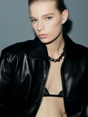 Zdjęcie produktu Naszyjnik z geometrycznymi kulami srebrny - Kobieta - Rozmiar uniwersalny - MANGO