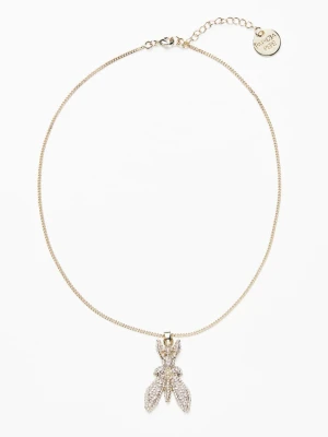 Naszyjnik z mosiądzu i szkła z kryształkami PATRIZIA PEPE