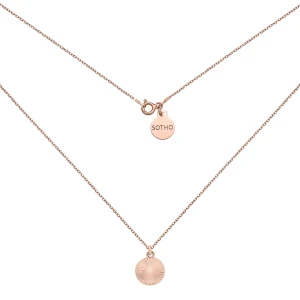 Naszyjnik z różowego złota z kółeczkiem : Długość - 38cm SOTHO