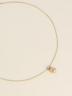 Naszyjnik z zawieszką w kształcie kuli- Bombe -pozłacany Bohm Paris