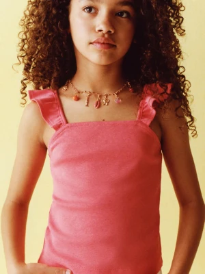 Naszyjnik z zawieszkami charms żółty - Dzieci - Rozmiar uniwersalny - MANGO KIDS