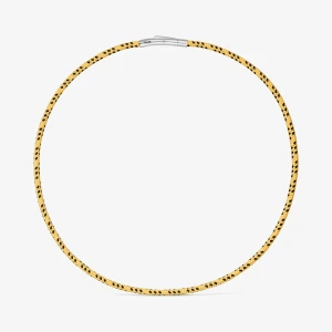 Naszyjnik Z Żółtym Sznurkiem I Stalą Tous Basics - Tous Rozmiar