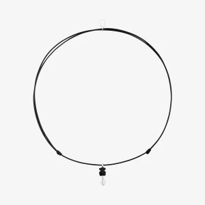 Naszyjnik Ze Srebra, Czarnego Nylonu I Onyksu Tous Unlock - Tous Rozmiar