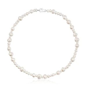 Naszyjnik Ze Srebra Z Dużymi Perłami Hodowlanymi Sweet Dolls - Tous