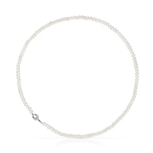 Naszyjnik Ze Srebra, Z Perłami Hodowanymi Tous Manifesto - Tous Rozmiar