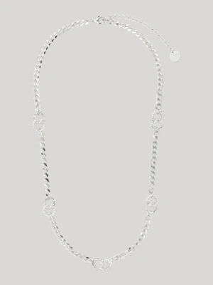 Naszyjnik ze srebrną zawieszką z cyrkoniami Joop