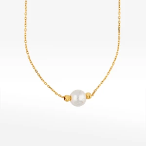 Naszyjnik ze złota 45-48cm z perłami Filipowicz