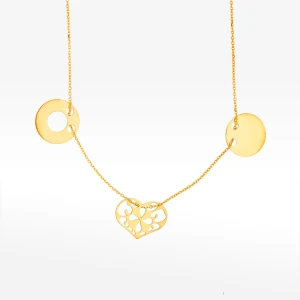 Naszyjnik ze złota serce Filipowicz