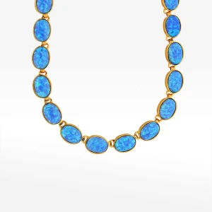 Naszyjnik ze złota z opalem 42-45cm Filipowicz