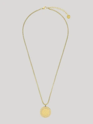 Naszyjnik ze złotym medalionem Joop