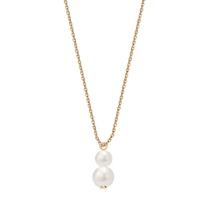 Naszyjnik złoty z perłami - Pearls Pearls - Biżuteria YES