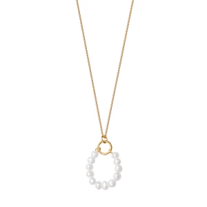 Naszyjnik złoty z perłami - Pearls Pearls - Biżuteria YES