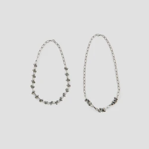 Naszyjniki łańcuch z imitacją węzełków 2-pak House