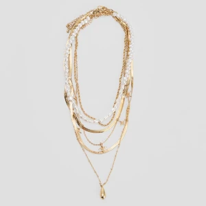 Naszyjniki z kolorze złotym 4-pak House