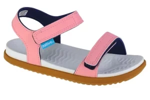 Native Charley Youth Sandal 65109100-5959, Dla dziewczynki, Różowe, sandały, syntetyk, rozmiar: 28,5