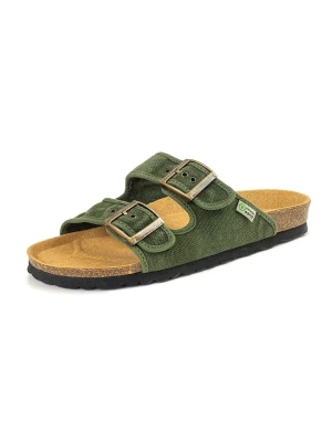 natural world Klapki w kolorze khaki rozmiar: 38